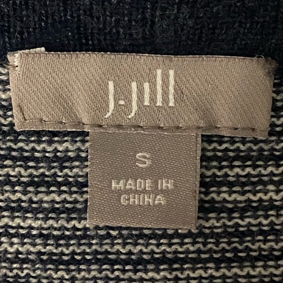 J. Jill Striped Cardigan Sweater - Picture 12 of 12